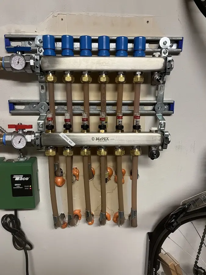 Plumber performing Gas Line Installation at a residential property in Mission Viejo